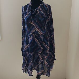 Chiffon floral dress sz. L